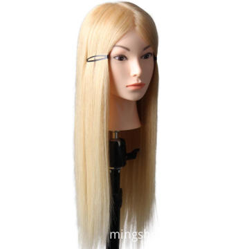 100% human hair mannequin Female mannequin head for sale